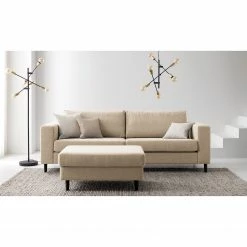 Studio Copenhagen 3 places Canapé COSO Classic - Tissu Milan : Beige - Hêtre -loftscape Boutique 1000213007 201023 11040700053 MOOD DETAILS P000000001000213007 mood