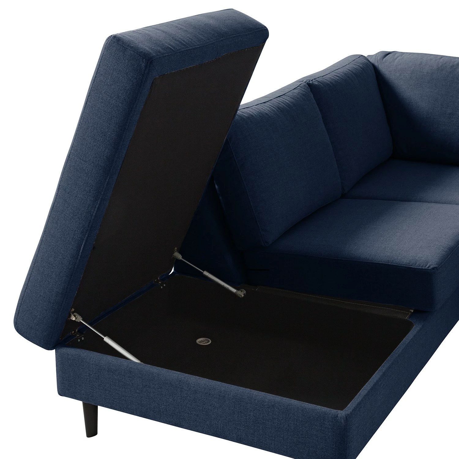 Studio Copenhagen Canapé d’angle COSO Classic ottomane - Tissu Milan : Bleu foncé - Largeur : 238 cm - Méridienne longue à gauche (vue de face) - Coffre de lit - Hêtre 24 Studio Copenhagen Canapé d’angle COSO Classic ottomane - Tissu Milan : Bleu foncé - Largeur : 238 cm - Méridienne longue à gauche (vue de face) - Coffre de lit - Hêtre – Image 22