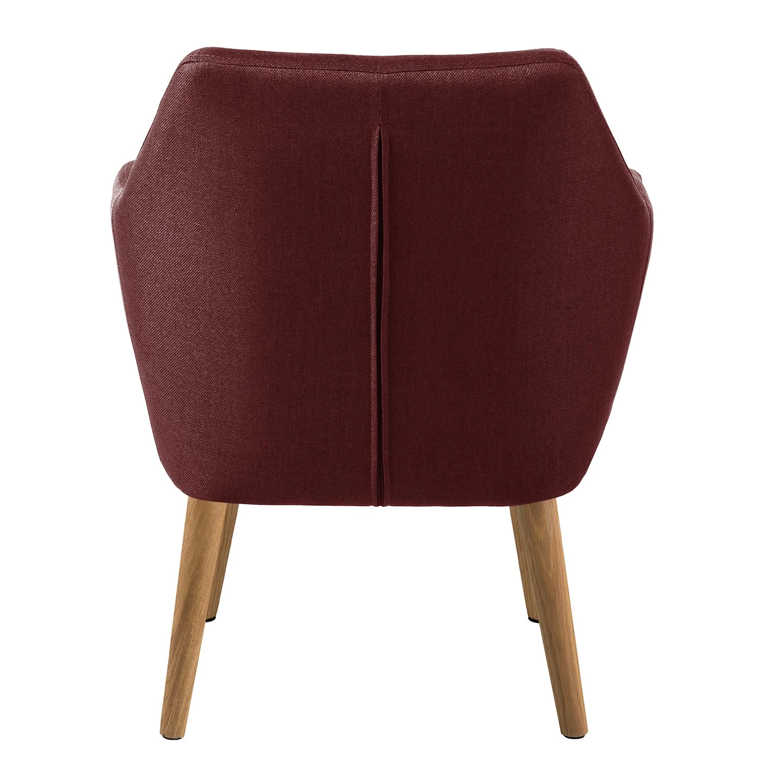 Mørteens Fauteuil Nicholas - Tissu - Rouge foncé 8 Mørteens Fauteuil Nicholas - Tissu - Rouge foncé – Image 6