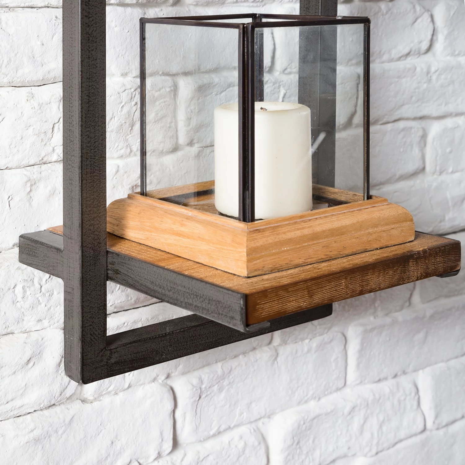 Ars manufacti Étagères murales Manchester VI (7 élém.) - Acacia massif / Métal - Acacia / Anthracite 12 Ars manufacti Étagères murales Manchester VI (7 élém.) - Acacia massif / Métal - Acacia / Anthracite – Image 10