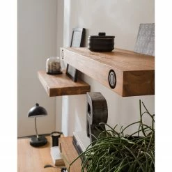 Ars manufacti Tablettes murales Manchester (lot de 3) - Acacia massif - Largeur : 90 cm 11 Ars manufacti Tablettes murales Manchester (lot de 3) - Acacia massif - Largeur : 90 cm -loftscape Boutique 1000213216 210831 13323600012 MOOD DETAILS P000000001000213216 mood