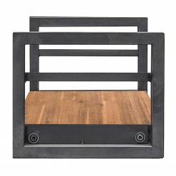 Ars manufacti Tablettes murales Manchester (lot de 3) - Acacia massif / Métal - Acacia / Anthracite - Largeur : 110 cm -loftscape Boutique 1000213219 200831 09510200028 DETAILS P000000001000213219