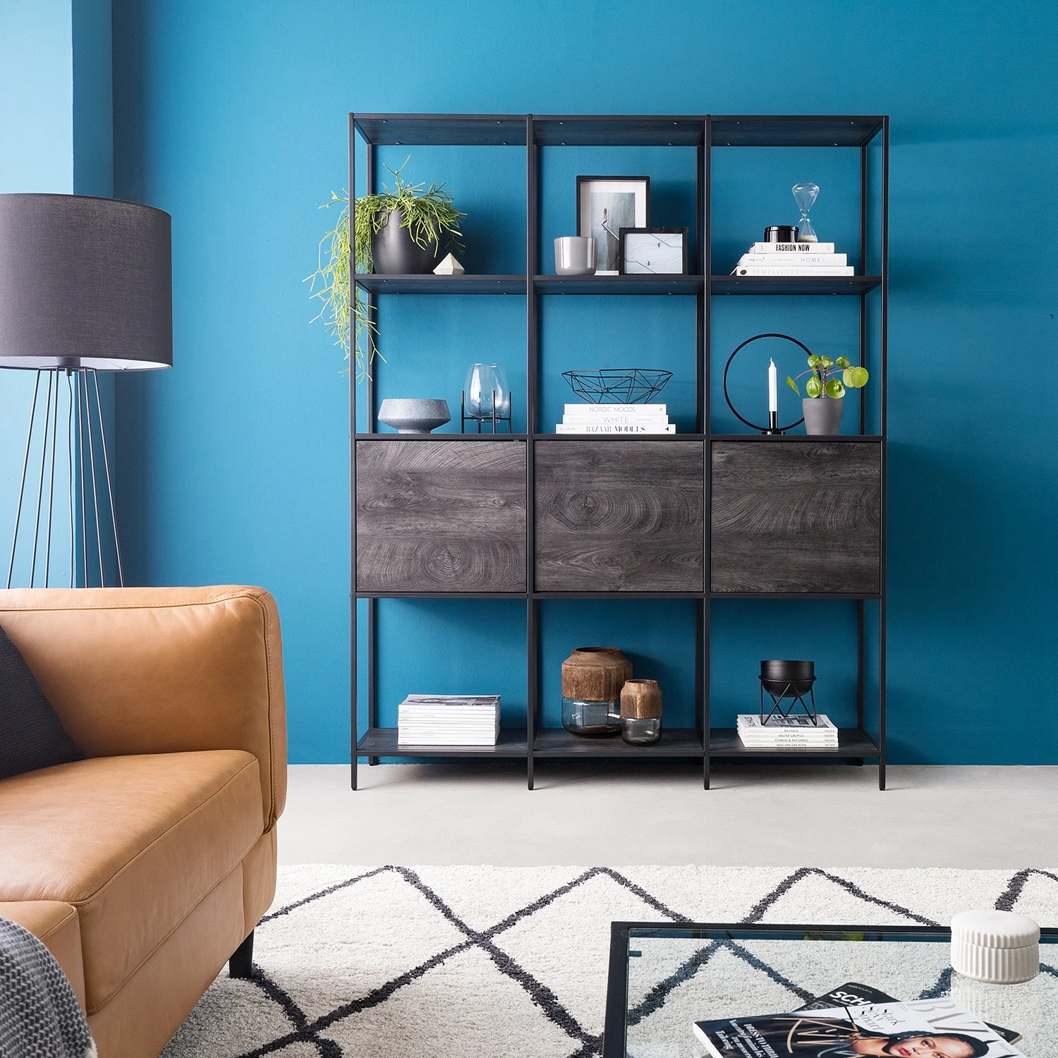 Fredriks Étagère Meon III - Chêne gris - Largeur : 150 cm 5 Fredriks Étagère Meon III - Chêne gris - Largeur : 150 cm – Image 3