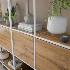 Fredriks Étagère Meon III - Imitation chêne - Largeur : 101 cm -loftscape Boutique 1000213233 201124 10311400019 DETAILS P000000001000213233