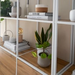 Fredriks Étagère Meon III - Imitation chêne - Largeur : 101 cm -loftscape Boutique 1000213233 201124 10312700025 DETAILS P000000001000213233