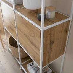 Fredriks Étagère Meon III - Imitation chêne - Largeur : 101 cm -loftscape Boutique 1000213233 201124 10313800030 DETAILS P000000001000213233