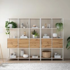 Fredriks Étagère Meon III - Imitation chêne - Largeur : 101 cm -loftscape Boutique 1000213233 210517 12591100002 MOOD DETAILS P000000001000213233 mood