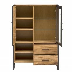 Naturoo Buffet haut Ironwood I - Placage en bois véritable / Métal - Chêne vieilli / Gris 10 Naturoo Buffet haut Ironwood I - Placage en bois véritable / Métal - Chêne vieilli / Gris -loftscape Boutique 1000213240 200512 14004400043 DETAILS P000000001000213240