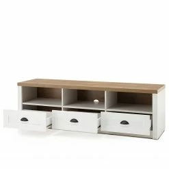 Norrwood Meuble TV Proville II - Imitation chêne blanc / Imitation chêne 12 Norrwood Meuble TV Proville II - Imitation chêne blanc / Imitation chêne -loftscape Boutique 1000213891 200525 13142400108 DETAILS P000000001000213891