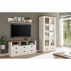 Norrwood Vitrine Proville II - Imitation chêne blanc / Imitation chêne 11 Norrwood Vitrine Proville II - Imitation chêne blanc / Imitation chêne -loftscape Boutique 1000213895 200525 13145000132 MOOD DETAILS P000000001000213895 mood