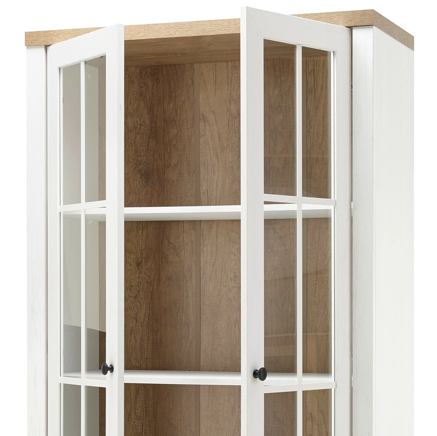 Norrwood Vitrine Proville II - Imitation chêne blanc / Imitation chêne 9 Norrwood Vitrine Proville II - Imitation chêne blanc / Imitation chêne – Image 7