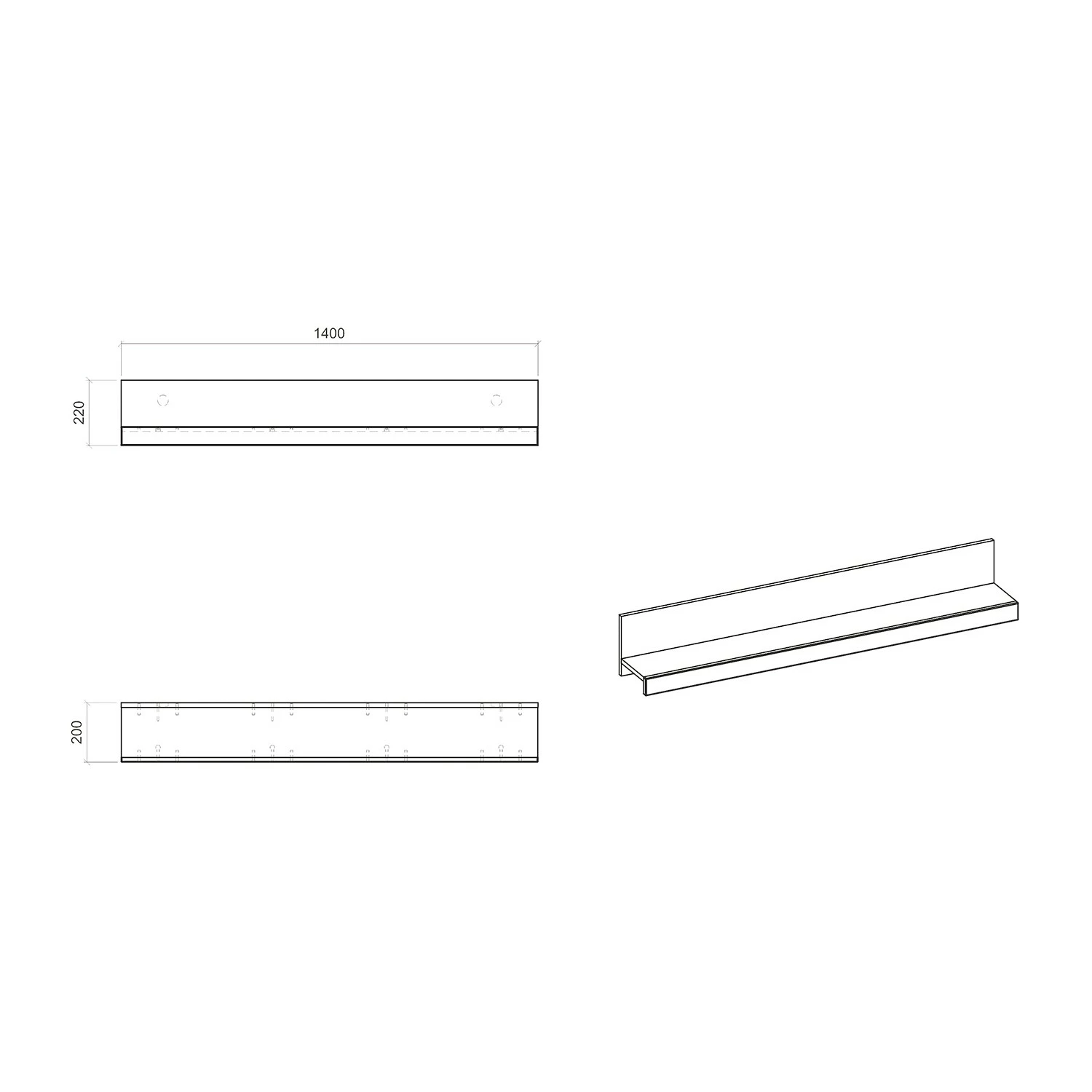 Loftscape Ensemble meubles TV Cely III (4 élém.) - Blanc brillant / Blanc mat 26 Loftscape Ensemble meubles TV Cely III (4 élém.) - Blanc brillant / Blanc mat – Image 24