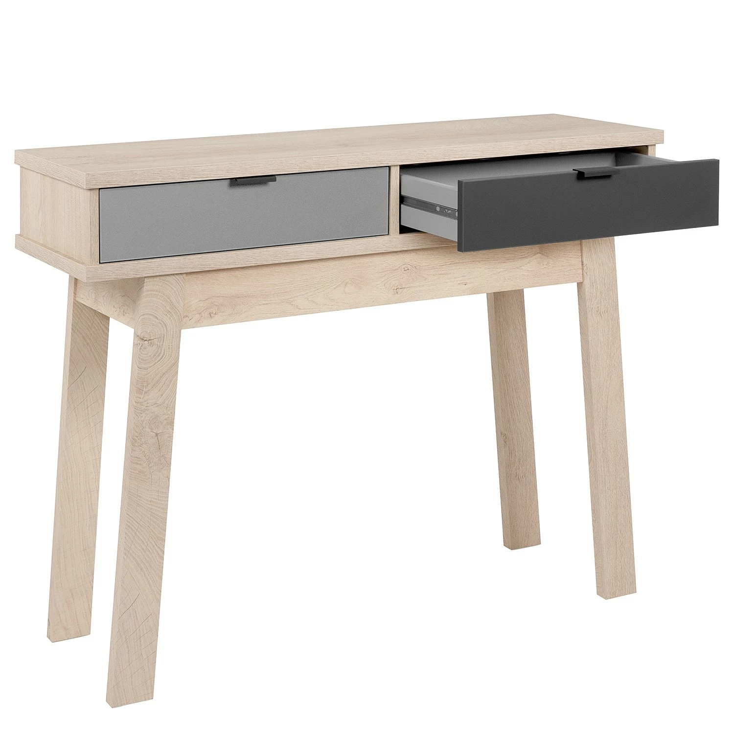 Mørteens Console Elysian - Gris / Imitation chêne 6 Mørteens Console Elysian - Gris / Imitation chêne – Image 4