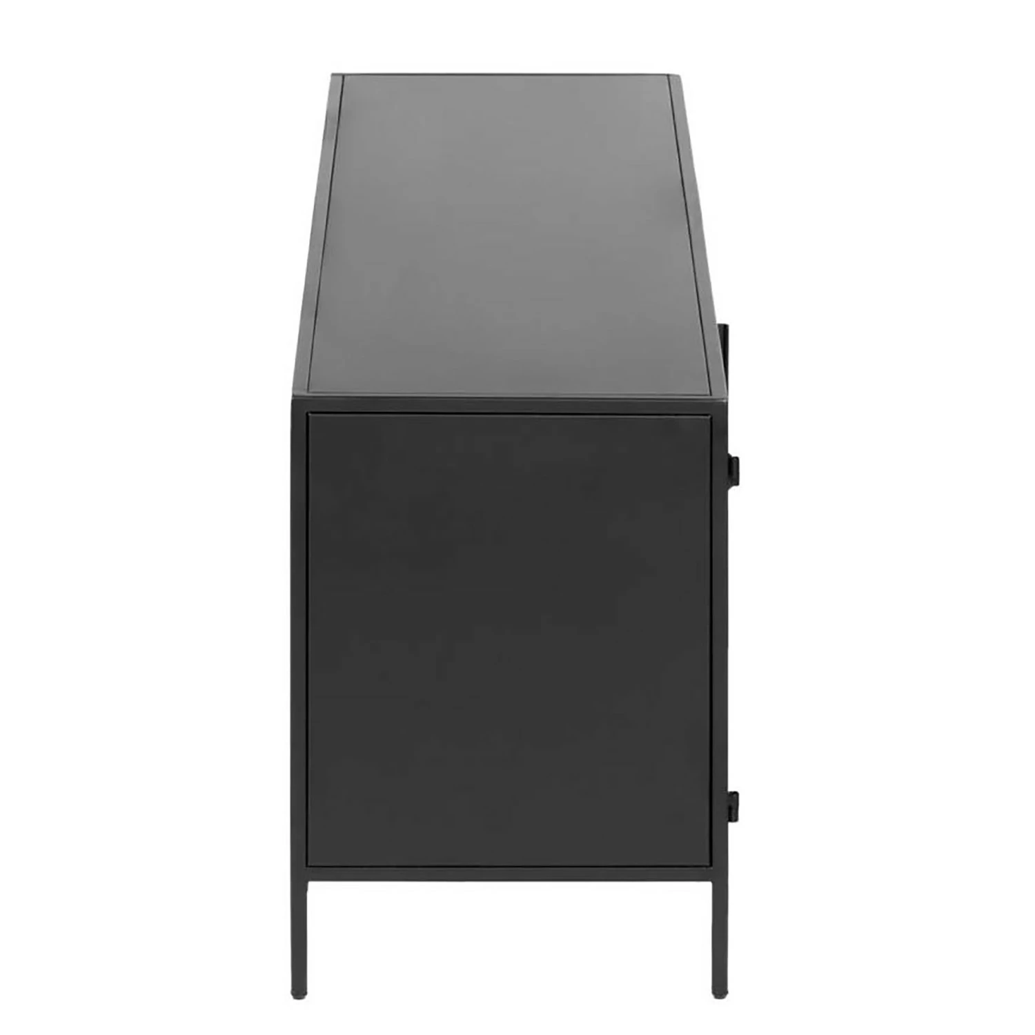 Red Living Meuble TV Exford - Métal - Noir 5 Red Living Meuble TV Exford - Métal - Noir – Image 3