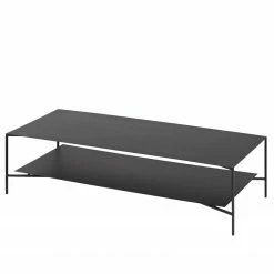 Red Living Table basse Cleehill - Métal - Noir