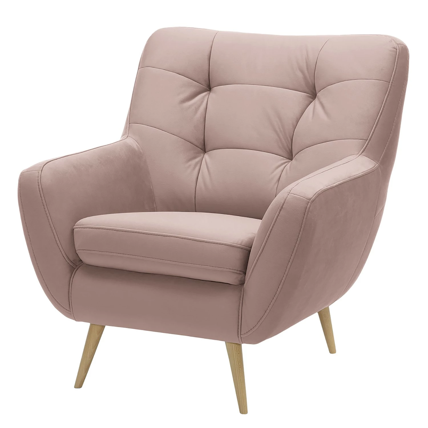 Fredriks Fauteuil Sawston I - Velours - Mauve 3 Fredriks Fauteuil Sawston I - Velours - Mauve