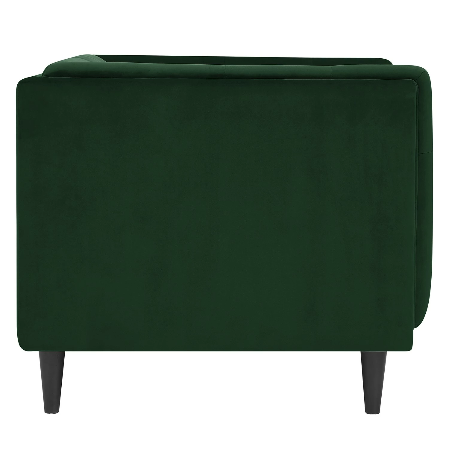 Red Living Fauteuil Botley - Velours - Vert foncé 8 Red Living Fauteuil Botley - Velours - Vert foncé – Image 6