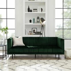 Jack & Alice Canapé Beslon (3 places) - Tissu - Vert foncé 15 Jack & Alice Canapé Beslon (3 places) - Tissu - Vert foncé -loftscape Boutique 1000216255 210107 16320800516 MOOD DETAILS P000000001000216255 mood