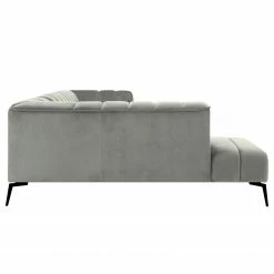 Mørteens Canapé d’angle Jamsa - Velours - Gris - Méridienne longue à gauche (vue de face) -loftscape Boutique 1000216281 210107 16323400778 DETAILS P000000001000216281