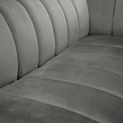 Mørteens Canapé d’angle Jamsa - Velours - Gris - Méridienne longue à gauche (vue de face) -loftscape Boutique 1000216281 210107 16323400783 DETAILS P000000001000216281