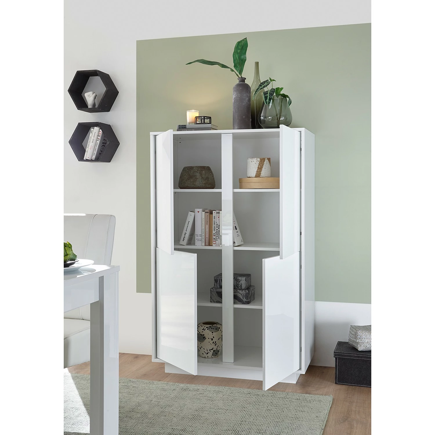 LC Spa Buffet haut Ice - Blanc brillant 4 LC Spa Buffet haut Ice - Blanc brillant – Image 2