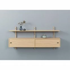 Studio Copenhagen Étagère murale Lautaro III - Partiellement en chêne massif - Chêne clair 8 Studio Copenhagen Étagère murale Lautaro III - Partiellement en chêne massif - Chêne clair -loftscape Boutique 1000216656 200820 06174500184 MOOD DETAILS P000000001000216656 mood