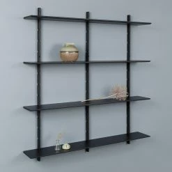 Studio Copenhagen Étagère murale Lautaro IV - Partiellement en chêne massif - Chêne / Noir 7 Studio Copenhagen Étagère murale Lautaro IV - Partiellement en chêne massif - Chêne / Noir -loftscape Boutique 1000216661 200820 06180500212 MOOD DETAILS P000000001000216661 mood