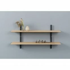 Studio Copenhagen Étagère murale Lautaro IX - Partiellement en chêne massif - Chêne clair / Chêne noir -loftscape Boutique 1000216683 200820 06190600292 MOOD DETAILS P000000001000216683 mood