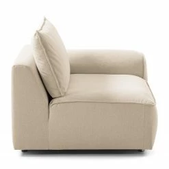 Studio Copenhagen Fauteuil Buckley I - Tissu Saia: Beige - Accoudoir monté à droite (vu de face) -loftscape Boutique 1000216816 201221 11153100039 DETAILS P000000001000216816