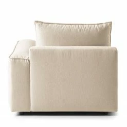 Studio Copenhagen Fauteuil Buckley I - Tissu Saia: Beige - Accoudoir monté à droite (vu de face) -loftscape Boutique 1000216816 201221 11153100040 DETAILS P000000001000216816