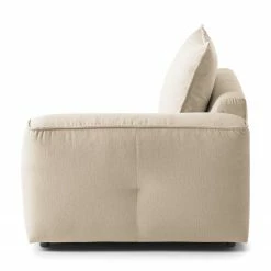 Studio Copenhagen Fauteuil Buckley I - Tissu Saia: Beige - Accoudoir monté à droite (vu de face) -loftscape Boutique 1000216816 201221 11153100041 DETAILS P000000001000216816