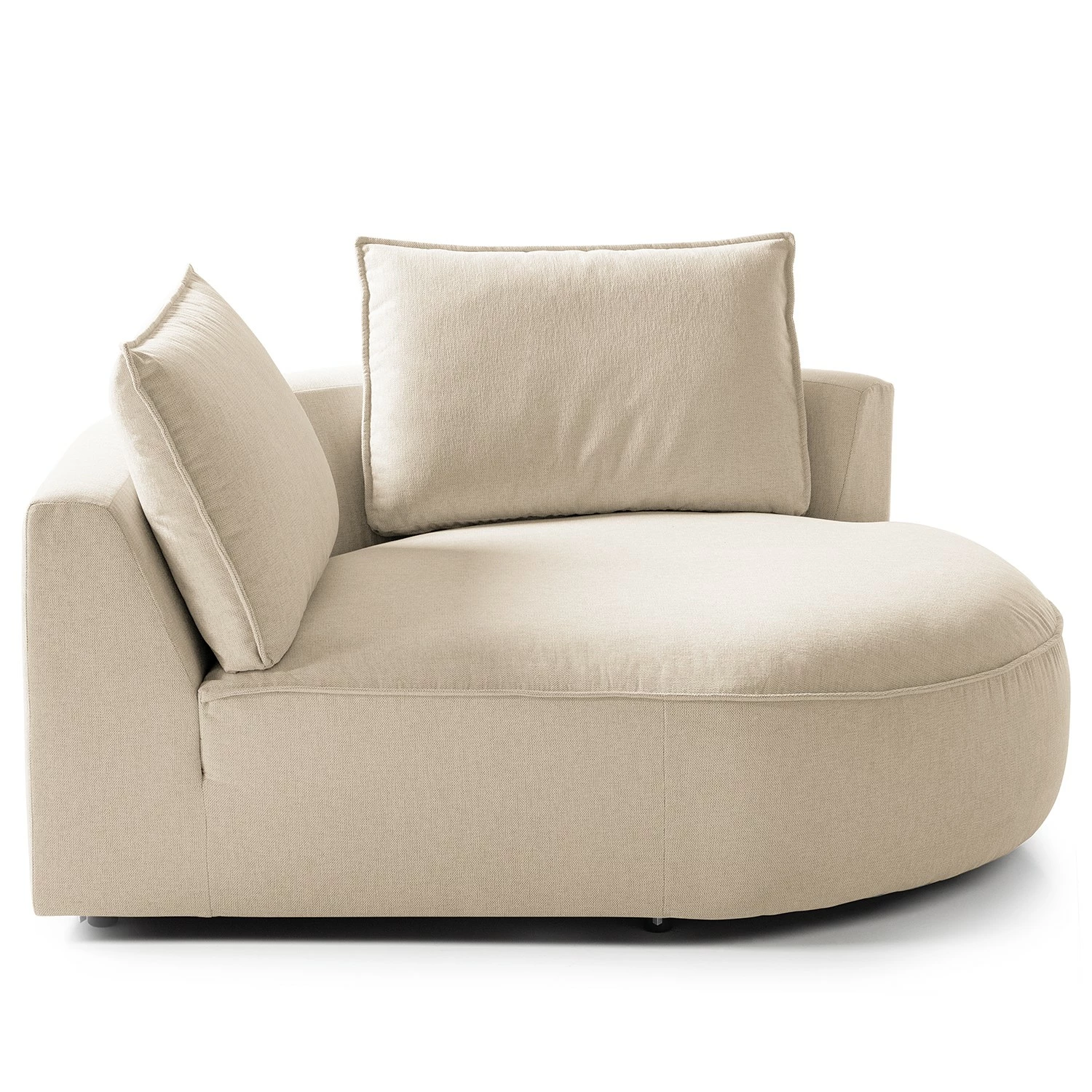 Studio Copenhagen Méridienne Buckley I - Tissu Saia: Beige - 126 x 154 cm - Alignement à droite 5 Studio Copenhagen Méridienne Buckley I - Tissu Saia: Beige - 126 x 154 cm - Alignement à droite – Image 3