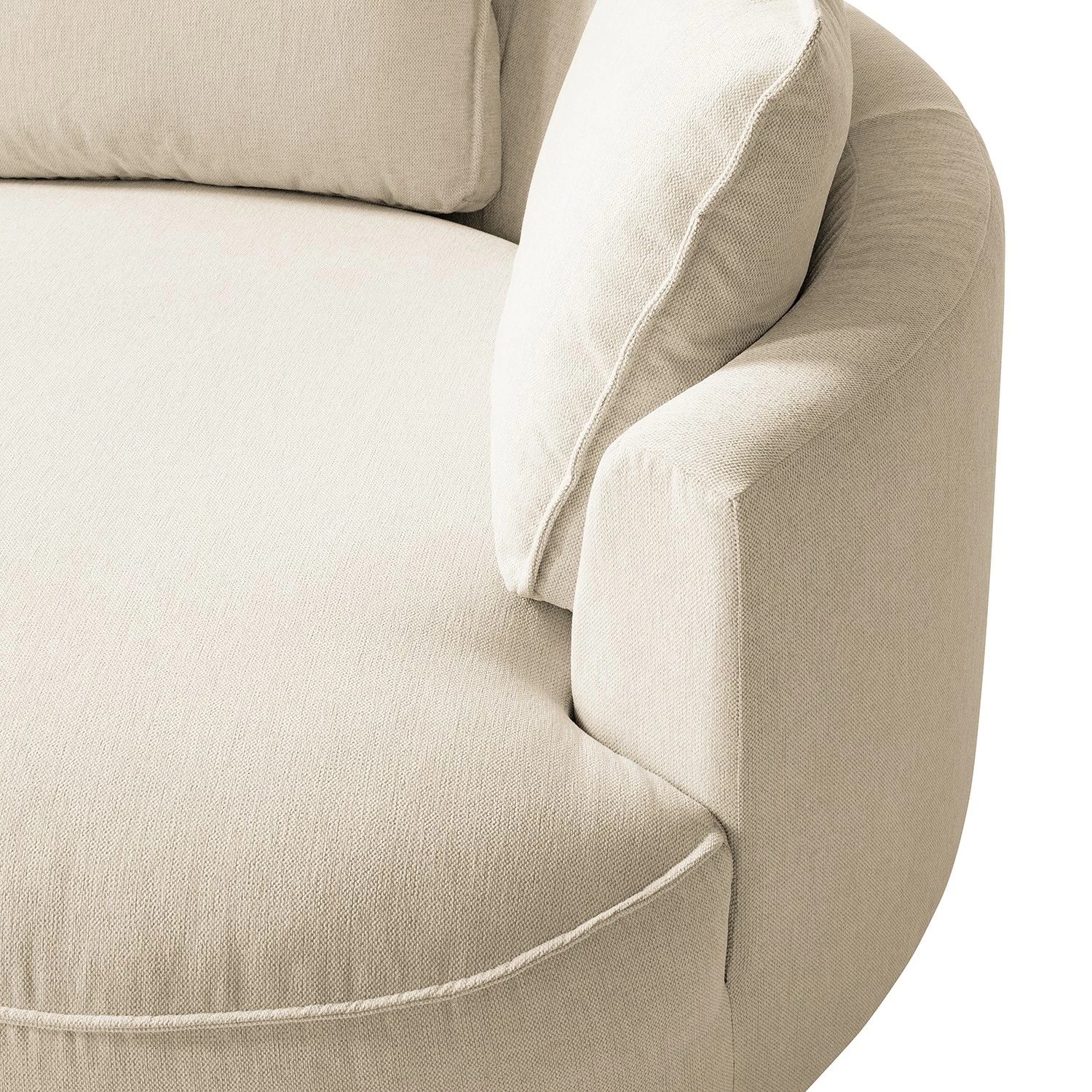 Studio Copenhagen Méridienne Buckley I - Tissu Saia: Beige - 126 x 154 cm - Alignement à droite 9 Studio Copenhagen Méridienne Buckley I - Tissu Saia: Beige - 126 x 154 cm - Alignement à droite – Image 7