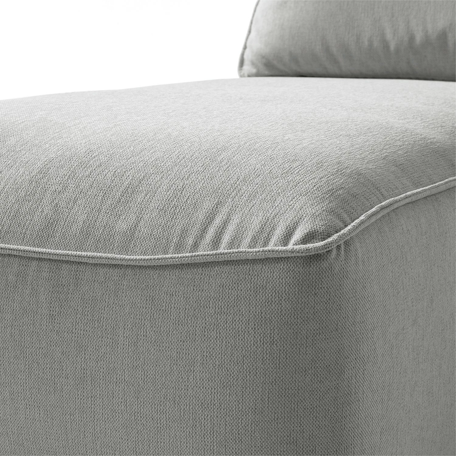 Studio Copenhagen Méridienne Buckley II - Tissu Saia: Gris clair - Accoudoir monté à droite (vu de face) 11 Studio Copenhagen Méridienne Buckley II - Tissu Saia: Gris clair - Accoudoir monté à droite (vu de face) – Image 9