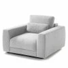 Studio Copenhagen Fauteuil Willows - Tissu Amila: Gris clair
