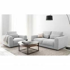 Studio Copenhagen Fauteuil Willows - Tissu Amila: Gris clair 17 Studio Copenhagen Fauteuil Willows - Tissu Amila: Gris clair -loftscape Boutique 1000217165 210119 16174400222 MOOD DETAILS P000000001000217165 mood