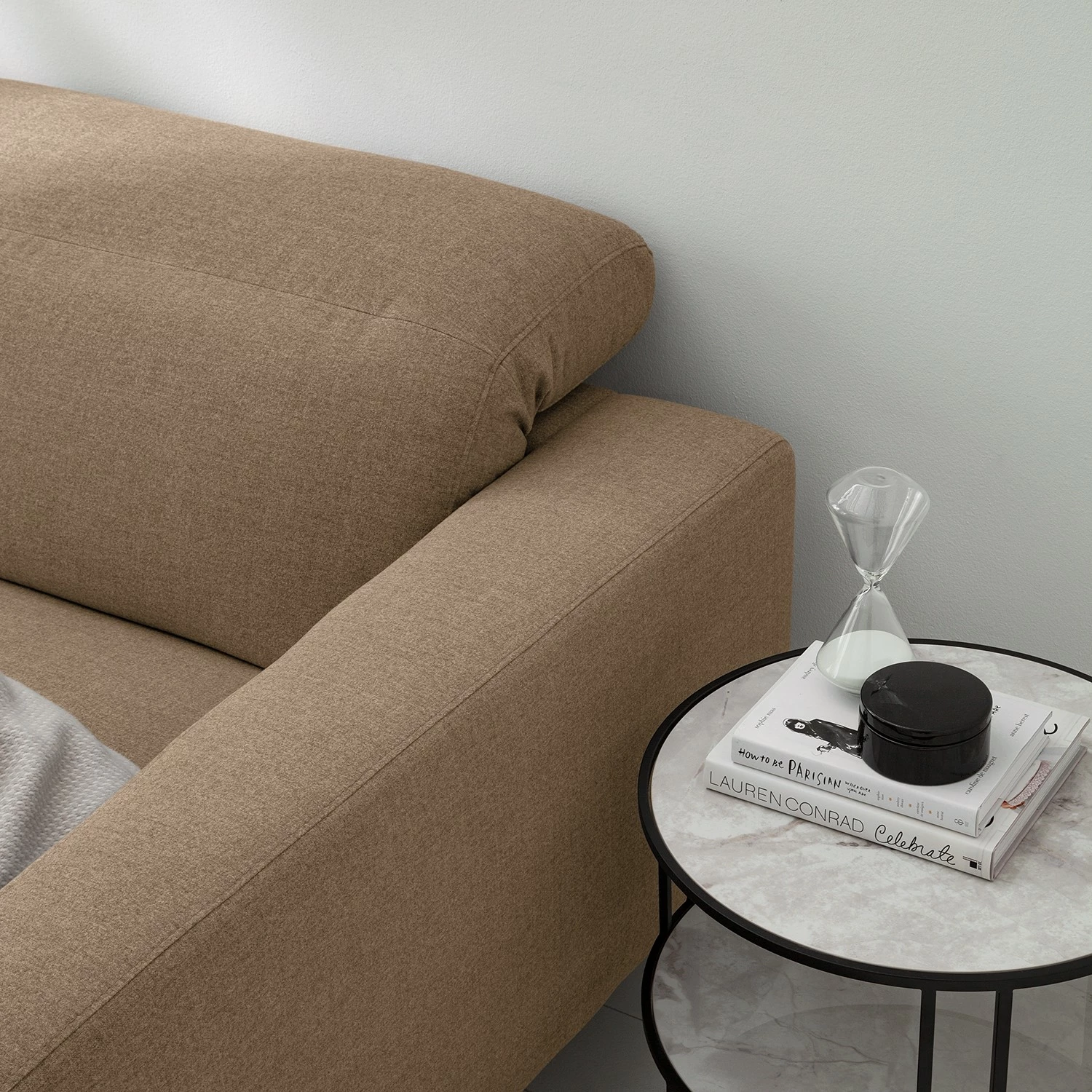 Studio Copenhagen Canapé Berrie (2 places) - Tissu Milan : Gris-Marron 14 Studio Copenhagen Canapé Berrie (2 places) - Tissu Milan : Gris-Marron – Image 12