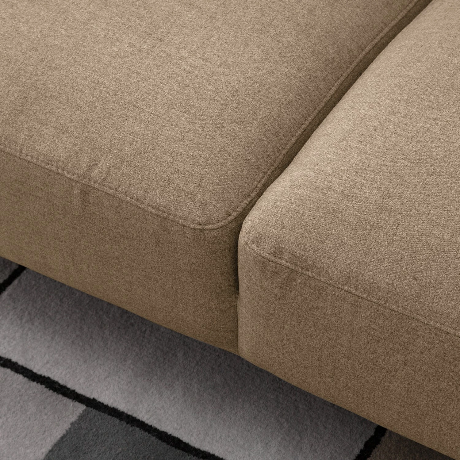 Studio Copenhagen Canapé Berrie (2 places) - Tissu Milan : Gris-Marron 16 Studio Copenhagen Canapé Berrie (2 places) - Tissu Milan : Gris-Marron – Image 14