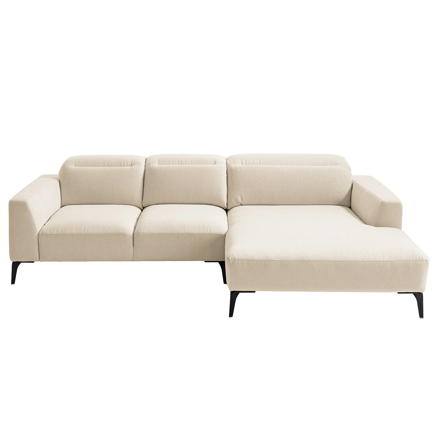 Studio Copenhagen Canapé d’angle Berrie I - Tissu Saia: Beige - Largeur : 266 cm - Méridienne courte à droite (vue de face) 10 Studio Copenhagen Canapé d’angle Berrie I - Tissu Saia: Beige - Largeur : 266 cm - Méridienne courte à droite (vue de face) – Image 8