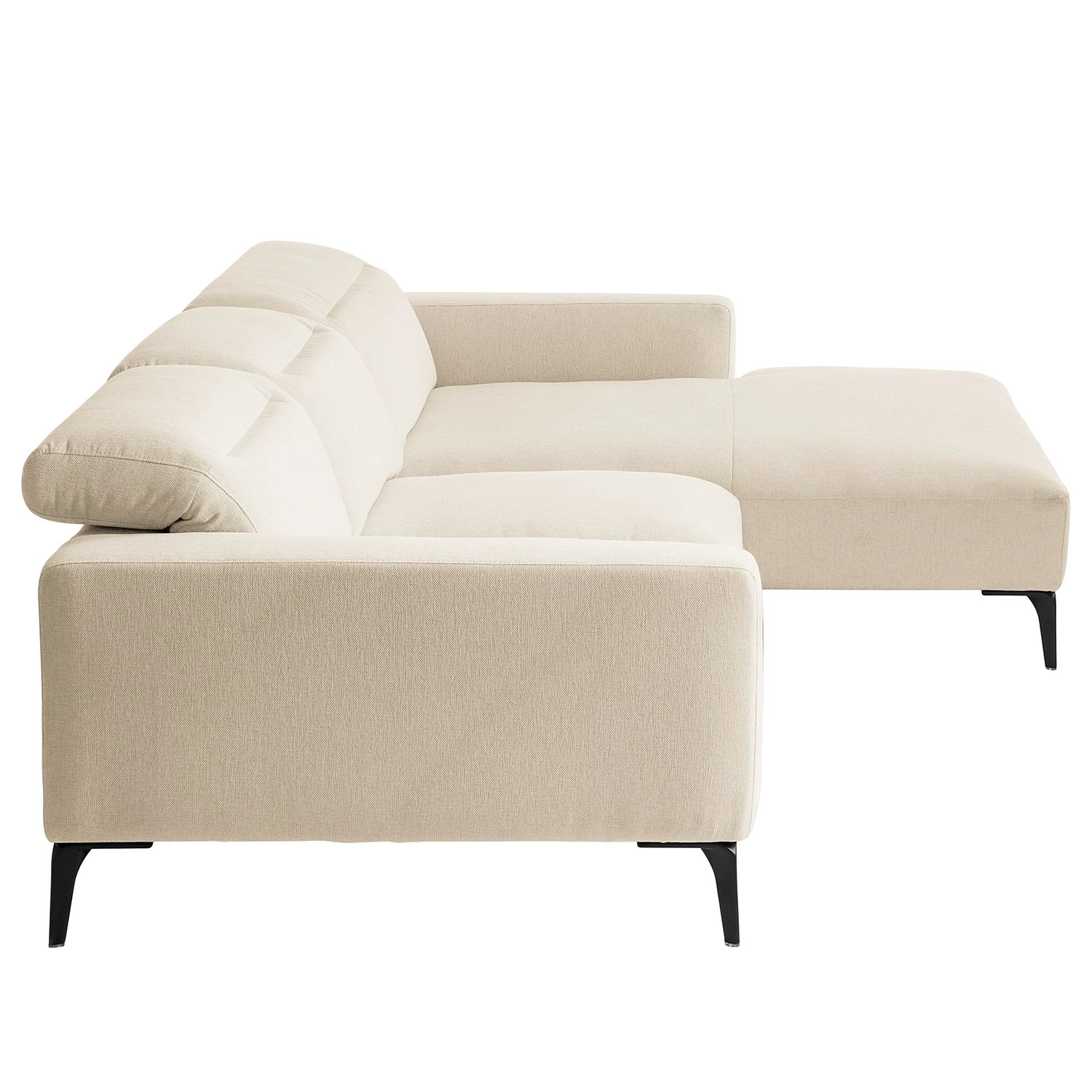 Studio Copenhagen Canapé d’angle Berrie I - Tissu Saia: Beige - Largeur : 266 cm - Méridienne courte à droite (vue de face) 11 Studio Copenhagen Canapé d’angle Berrie I - Tissu Saia: Beige - Largeur : 266 cm - Méridienne courte à droite (vue de face) – Image 9