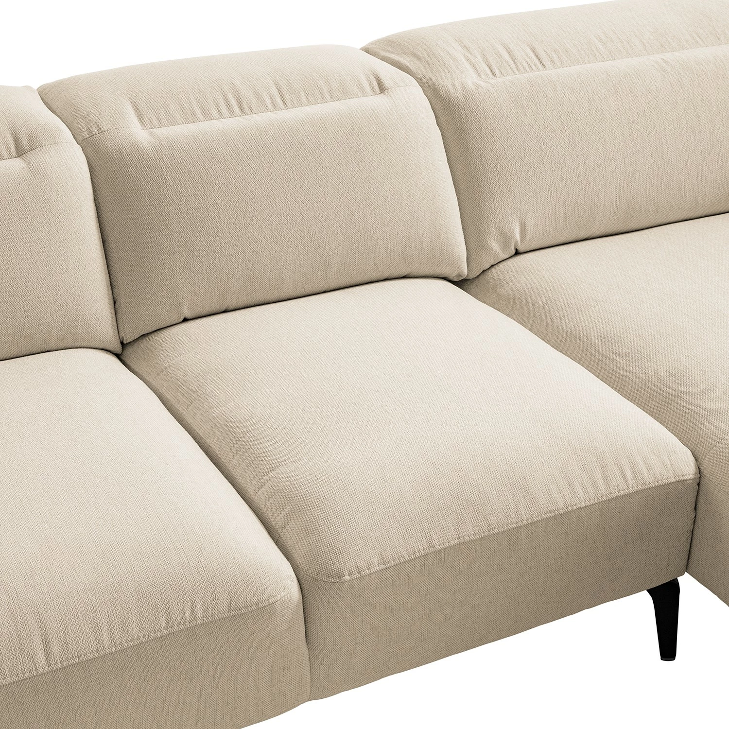 Studio Copenhagen Canapé d’angle Berrie I - Tissu Saia: Beige - Largeur : 266 cm - Méridienne courte à droite (vue de face) 21 Studio Copenhagen Canapé d’angle Berrie I - Tissu Saia: Beige - Largeur : 266 cm - Méridienne courte à droite (vue de face) – Image 19