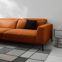 Studio Copenhagen Canapé d’angle Berrie II - Tissu Saia: Rouille - Largeur : 325 cm - Méridienne longue à gauche (vue de face) 40 Studio Copenhagen Canapé d’angle Berrie II - Tissu Saia: Rouille - Largeur : 325 cm - Méridienne longue à gauche (vue de face) -loftscape Boutique 1000217504 210215 12145600060 DETAILS P000000001000217504