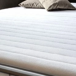 Jack & Alice Canapé convertible Teresina - Velours - Platine - Largeur : 192 cm - Alignement à gauche -loftscape Boutique 1000217673 211006 061518000186 DETAILS P000000001000217673