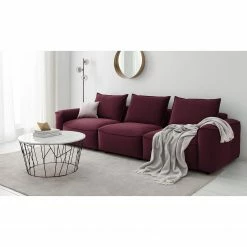 Studio Copenhagen Grand canapé Buckley I - Velours Shyla: Aubergine -loftscape Boutique 1000217675 210120 11203100063 MOOD DETAILS P000000001000217675 mood