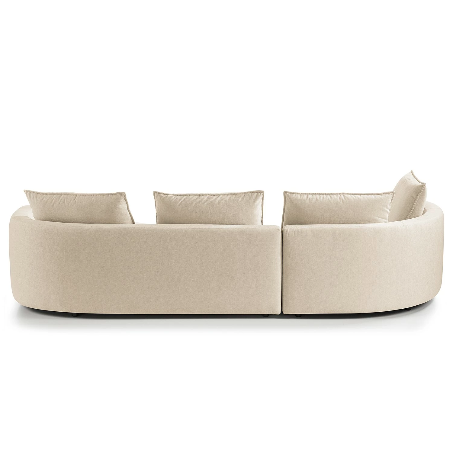 Studio Copenhagen Grand canapé Buckley II - Tissu Saia: Beige - Alignement à gauche 6 Studio Copenhagen Grand canapé Buckley II - Tissu Saia: Beige - Alignement à gauche – Image 4