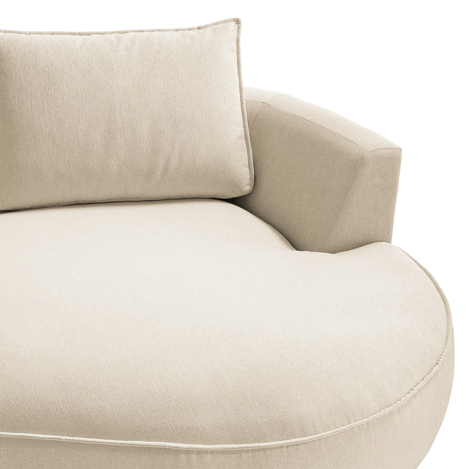 Studio Copenhagen Grand canapé Buckley II - Tissu Saia: Beige - Alignement à gauche 9 Studio Copenhagen Grand canapé Buckley II - Tissu Saia: Beige - Alignement à gauche – Image 7