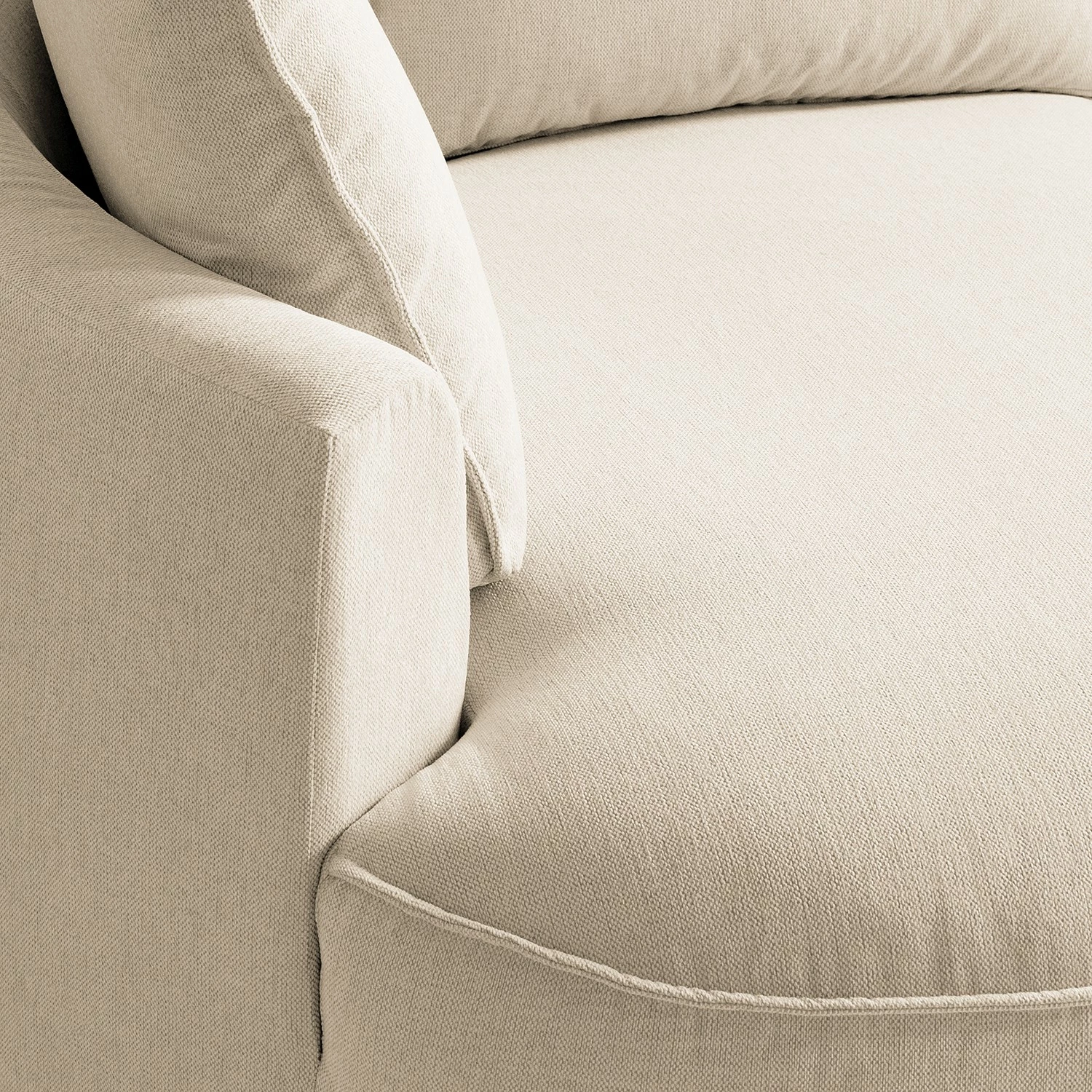 Studio Copenhagen Grand canapé Buckley II - Tissu Saia: Beige - Alignement à gauche 13 Studio Copenhagen Grand canapé Buckley II - Tissu Saia: Beige - Alignement à gauche – Image 11