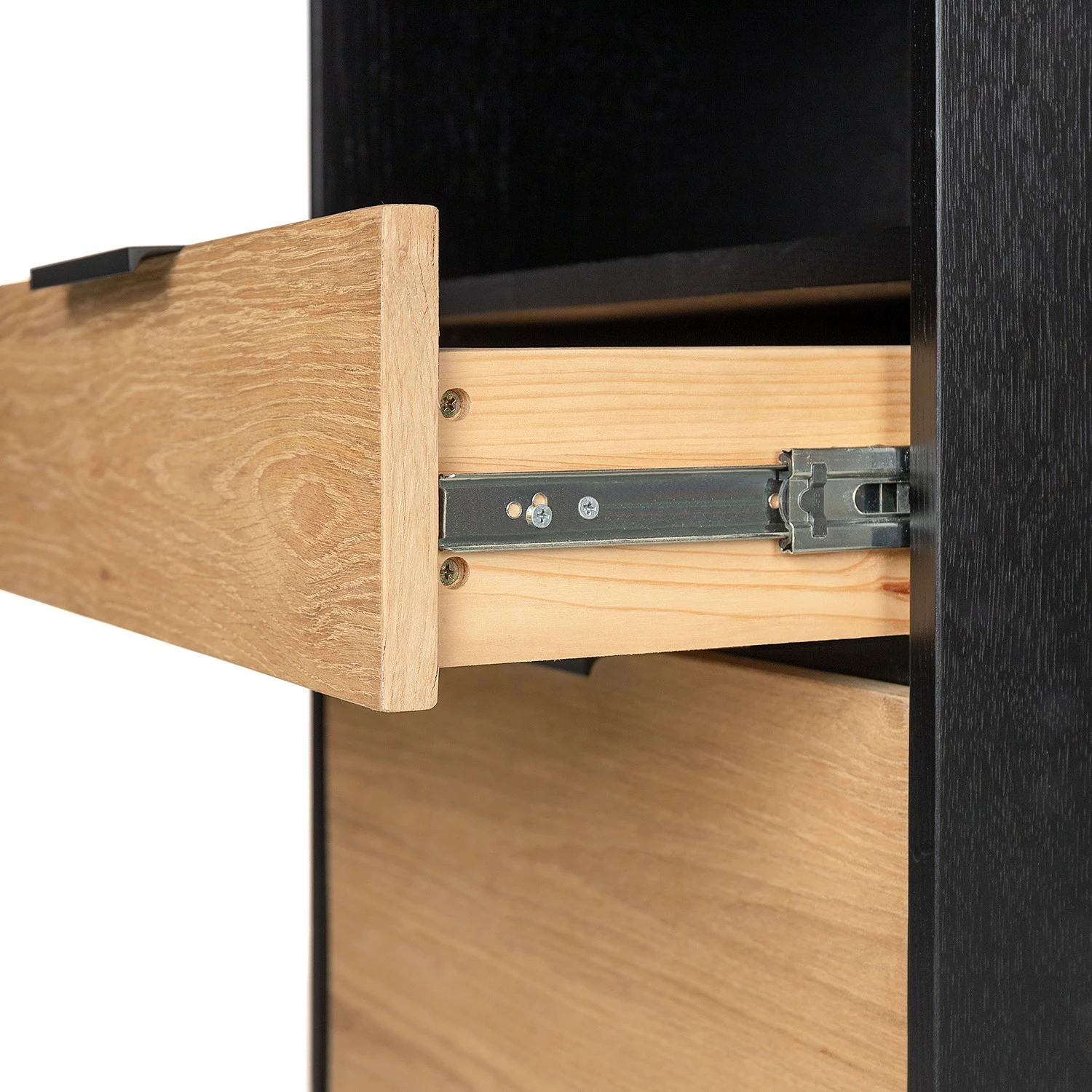 Studio Copenhagen Étagère Xavi - Placage en bois véritable / Métal - Chêne / Chêne noir 11 Studio Copenhagen Étagère Xavi - Placage en bois véritable / Métal - Chêne / Chêne noir – Image 9