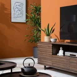 Studio Copenhagen Meuble TV Kirley - Acacia massif - Acacia foncé -loftscape Boutique 1000218058 210420 14140200005 DETAILS P000000001000218058