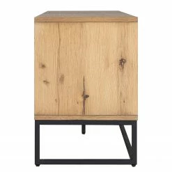 Studio Copenhagen Meuble TV Flox I - Placage en bois véritable / Métal -Chêne / Noir 21 Studio Copenhagen Meuble TV Flox I - Placage en bois véritable / Métal -Chêne / Noir -loftscape Boutique 1000218126 210720 12002400002 DETAILS P000000001000218126